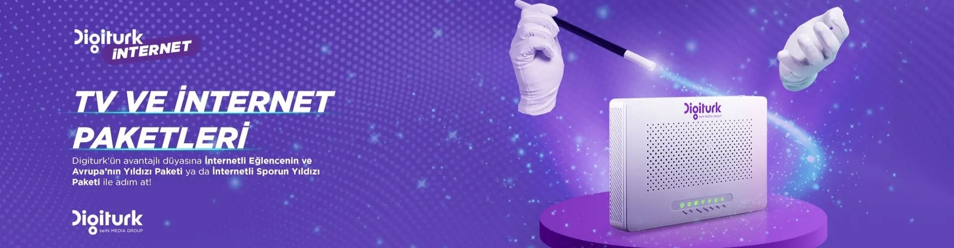 TV ve İnternet paketleri